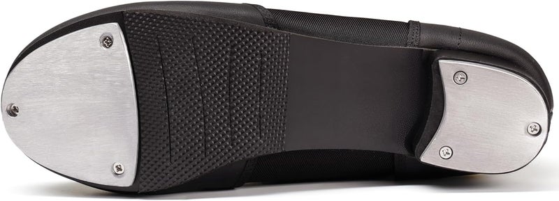 Dynadans Manmade Leather Slip On Tap Shoe Dance Shoes for Women and Men's Dance Shoes - Image 5